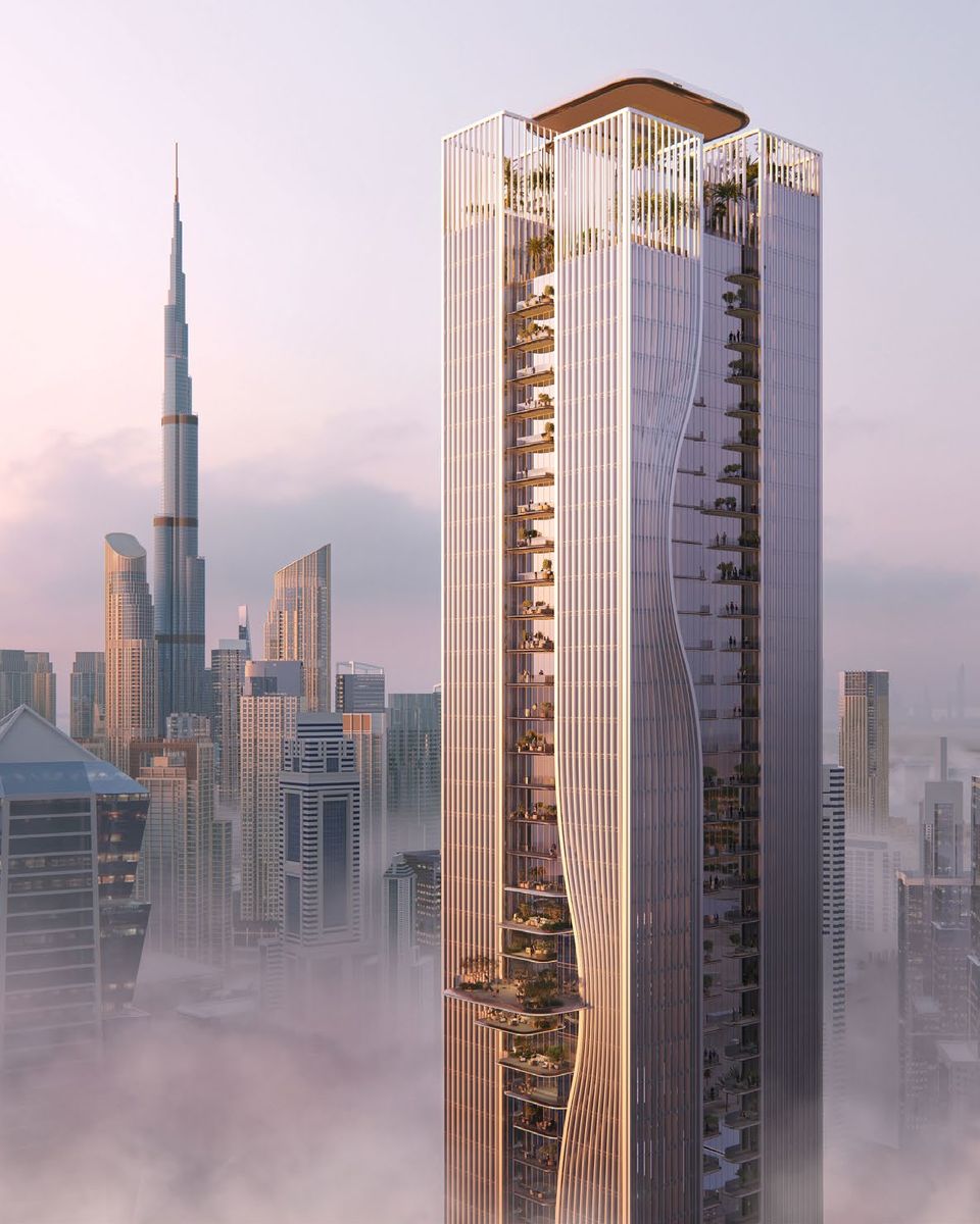 Berkeley Tower beside Burj Khalifa